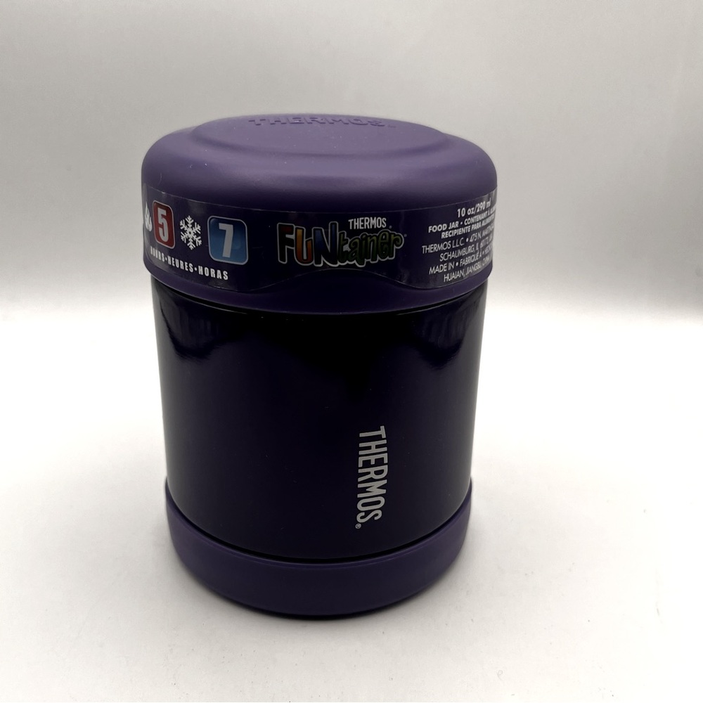 NEW 10OZ PURPLE THERMOS